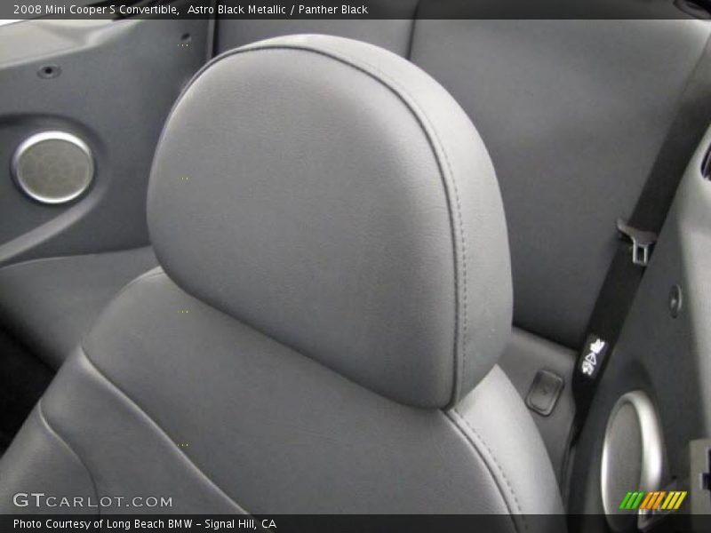 Astro Black Metallic / Panther Black 2008 Mini Cooper S Convertible