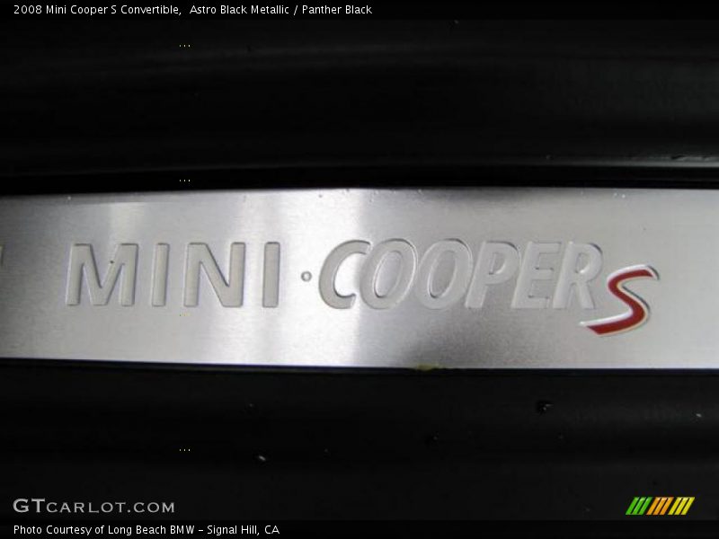 Astro Black Metallic / Panther Black 2008 Mini Cooper S Convertible
