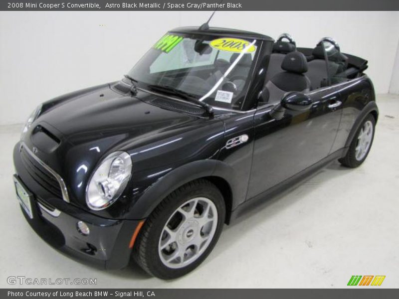 Astro Black Metallic / Space Gray/Panther Black 2008 Mini Cooper S Convertible