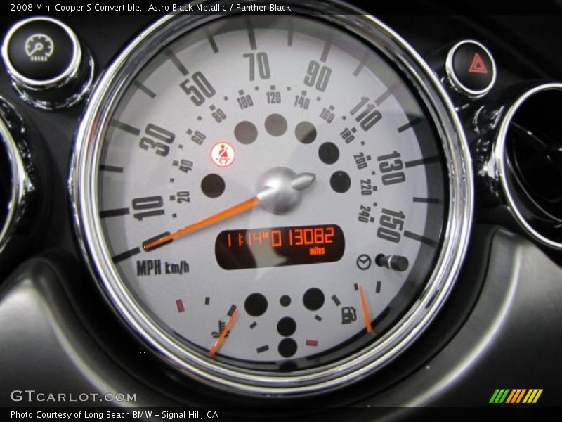 Astro Black Metallic / Panther Black 2008 Mini Cooper S Convertible