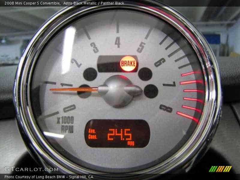 Astro Black Metallic / Panther Black 2008 Mini Cooper S Convertible