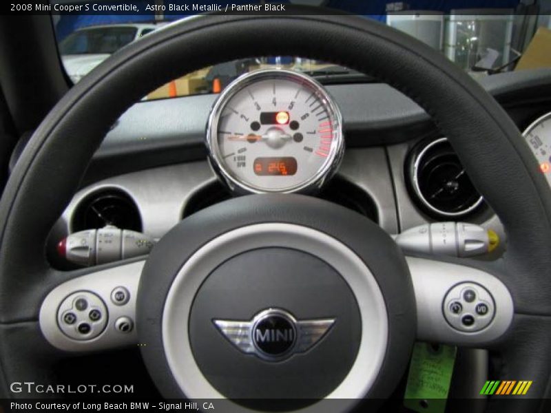 Astro Black Metallic / Panther Black 2008 Mini Cooper S Convertible