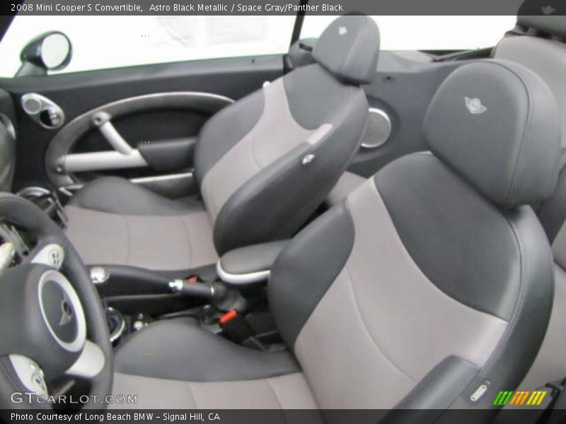 Astro Black Metallic / Space Gray/Panther Black 2008 Mini Cooper S Convertible