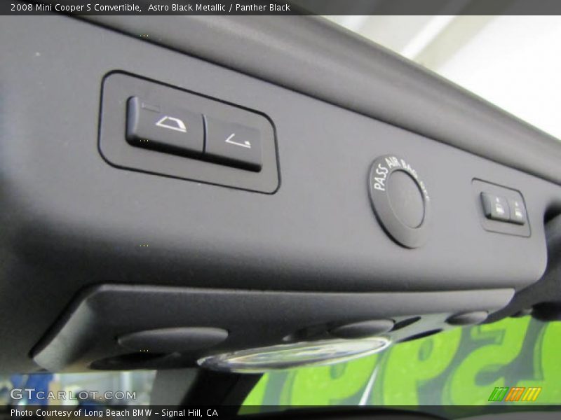 Astro Black Metallic / Panther Black 2008 Mini Cooper S Convertible
