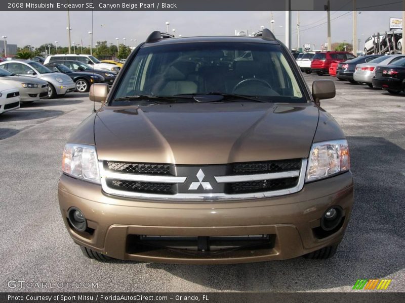 Canyon Beige Pearl / Black 2008 Mitsubishi Endeavor SE