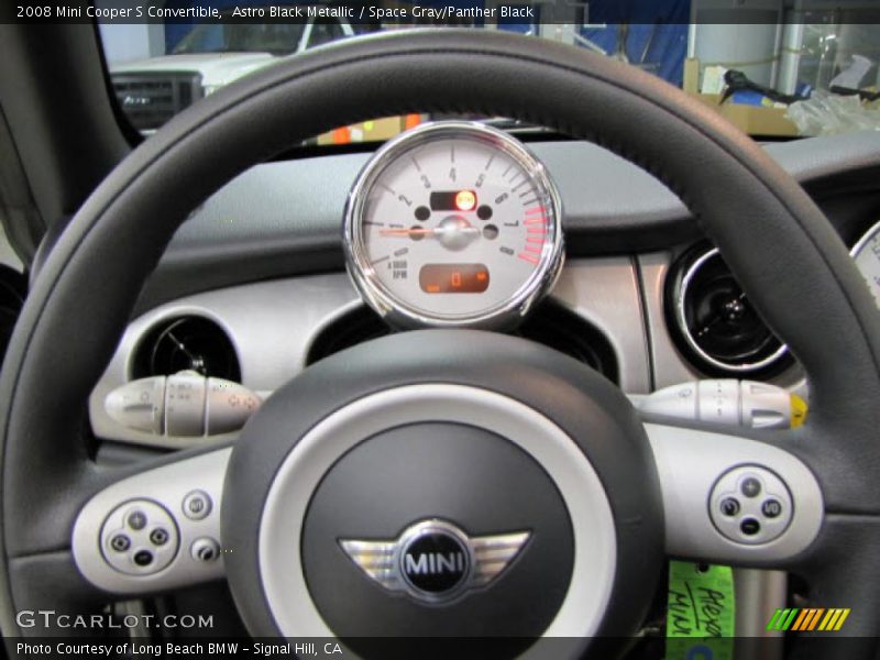 Astro Black Metallic / Space Gray/Panther Black 2008 Mini Cooper S Convertible