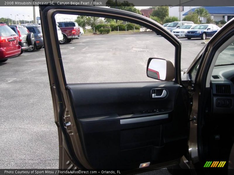 Canyon Beige Pearl / Black 2008 Mitsubishi Endeavor SE