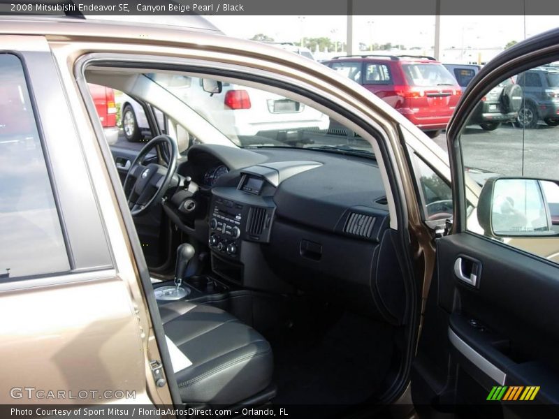 Canyon Beige Pearl / Black 2008 Mitsubishi Endeavor SE