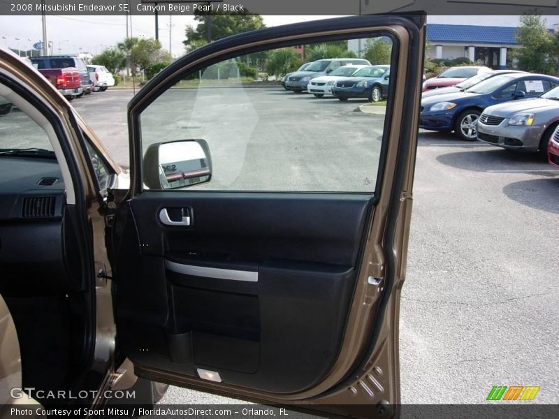 Canyon Beige Pearl / Black 2008 Mitsubishi Endeavor SE