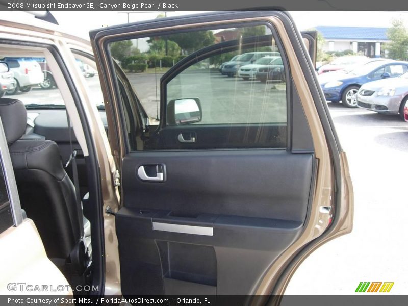 Canyon Beige Pearl / Black 2008 Mitsubishi Endeavor SE