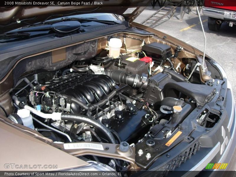 Canyon Beige Pearl / Black 2008 Mitsubishi Endeavor SE