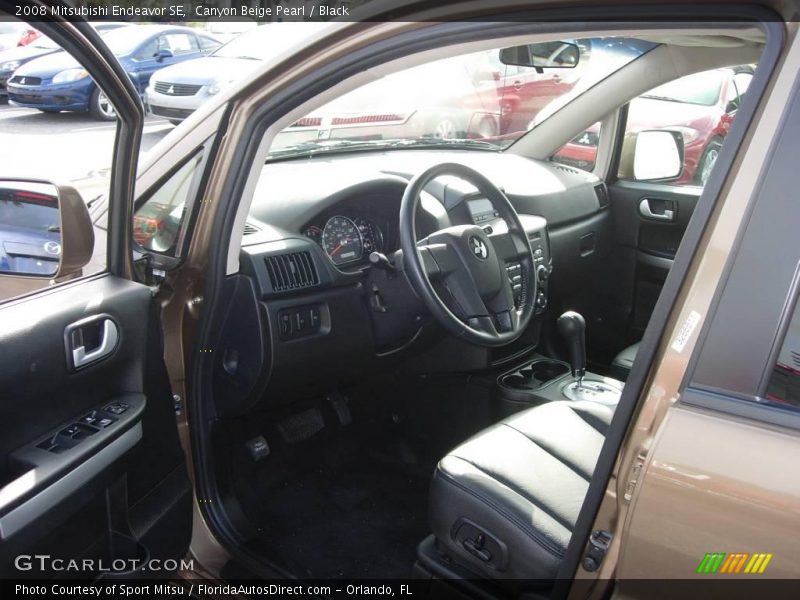 Canyon Beige Pearl / Black 2008 Mitsubishi Endeavor SE