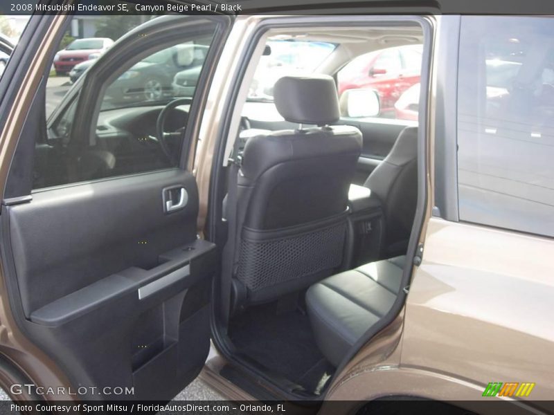 Canyon Beige Pearl / Black 2008 Mitsubishi Endeavor SE