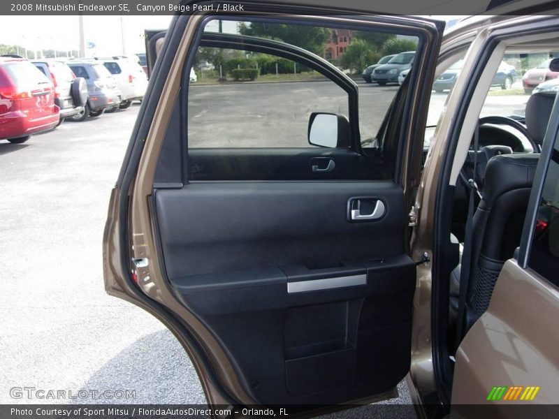 Canyon Beige Pearl / Black 2008 Mitsubishi Endeavor SE