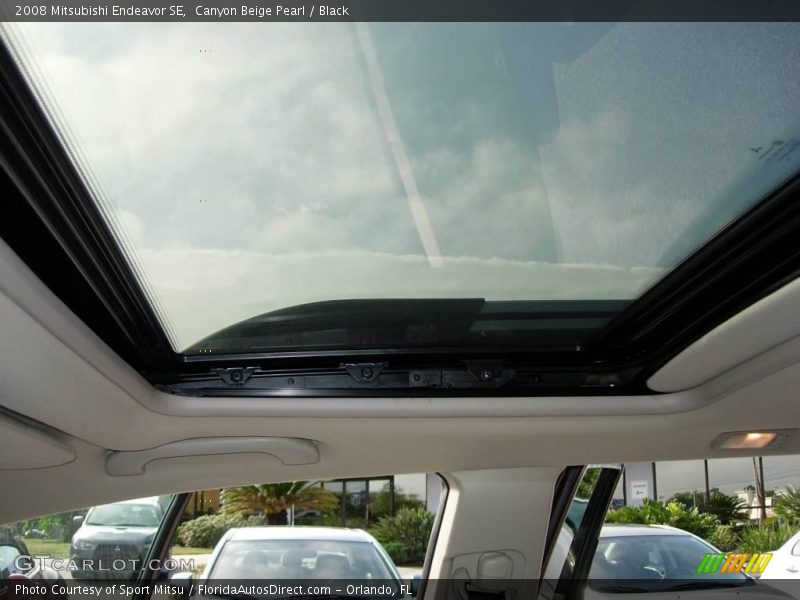 Canyon Beige Pearl / Black 2008 Mitsubishi Endeavor SE