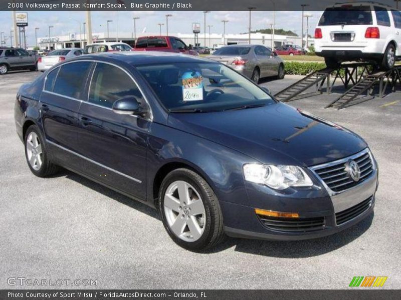 Blue Graphite / Black 2008 Volkswagen Passat Komfort Sedan