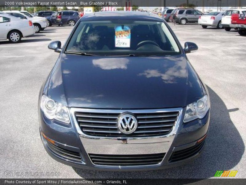 Blue Graphite / Black 2008 Volkswagen Passat Komfort Sedan