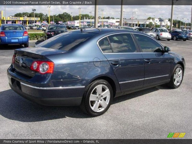 Blue Graphite / Black 2008 Volkswagen Passat Komfort Sedan