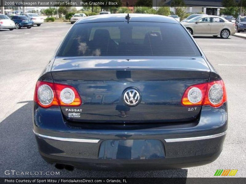 Blue Graphite / Black 2008 Volkswagen Passat Komfort Sedan