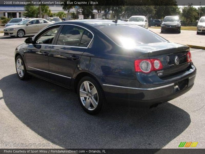 Blue Graphite / Black 2008 Volkswagen Passat Komfort Sedan