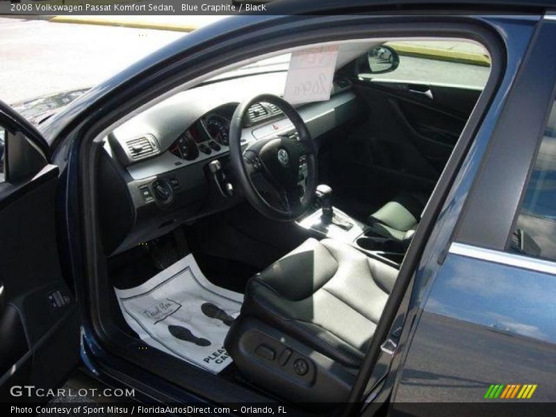 Blue Graphite / Black 2008 Volkswagen Passat Komfort Sedan