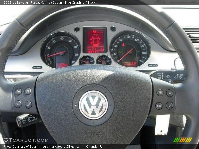Blue Graphite / Black 2008 Volkswagen Passat Komfort Sedan