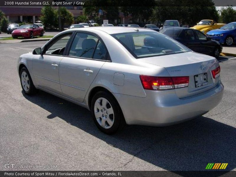 Bright Silver / Gray 2008 Hyundai Sonata GLS