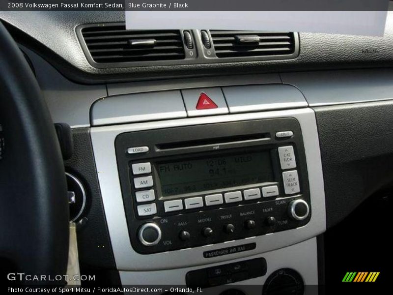 Blue Graphite / Black 2008 Volkswagen Passat Komfort Sedan