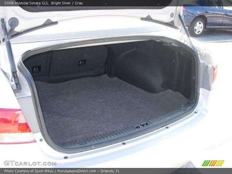 Bright Silver / Gray 2008 Hyundai Sonata GLS