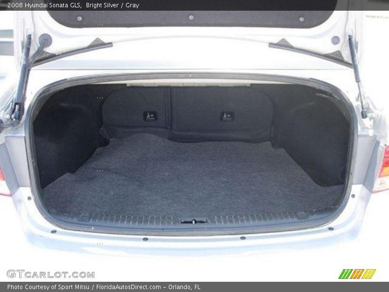 Bright Silver / Gray 2008 Hyundai Sonata GLS