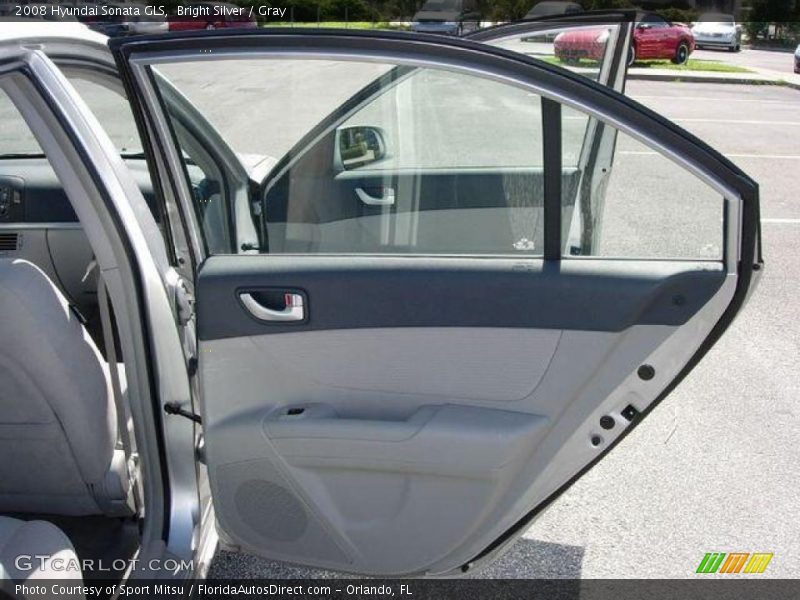 Bright Silver / Gray 2008 Hyundai Sonata GLS