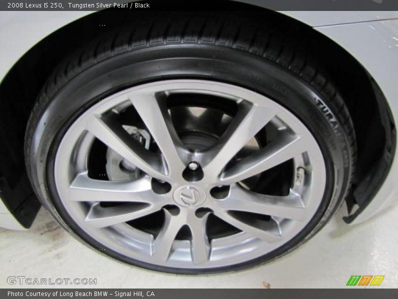 Tungsten Silver Pearl / Black 2008 Lexus IS 250