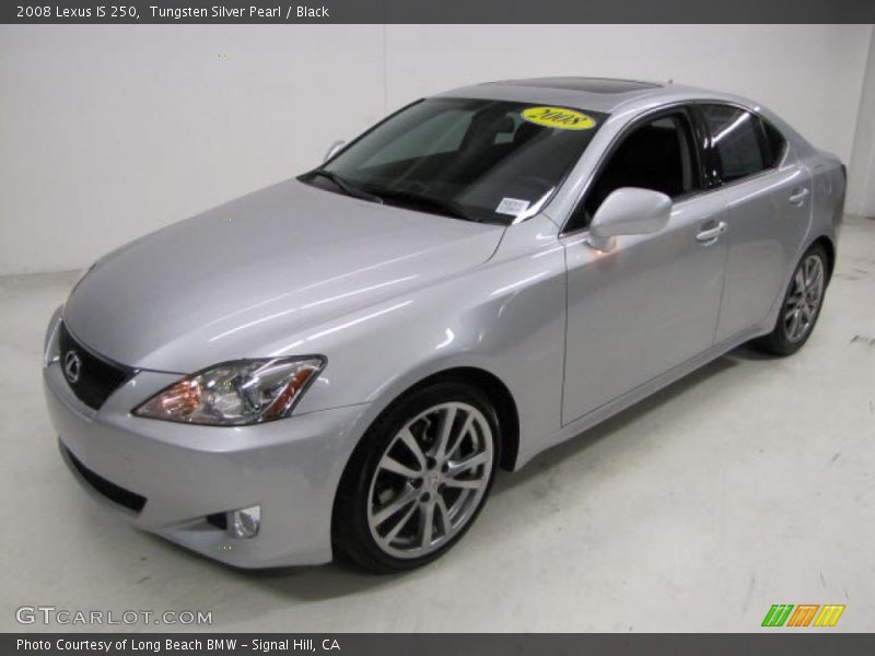 Tungsten Silver Pearl / Black 2008 Lexus IS 250