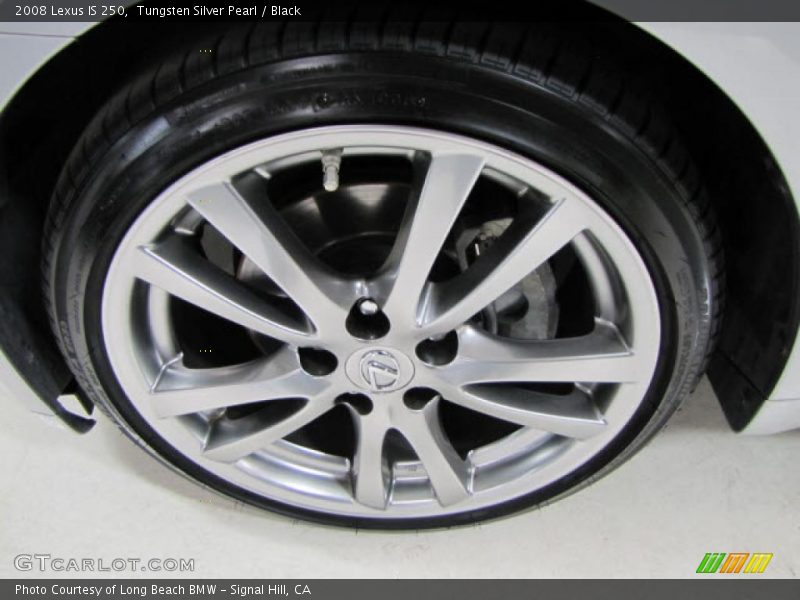 Tungsten Silver Pearl / Black 2008 Lexus IS 250