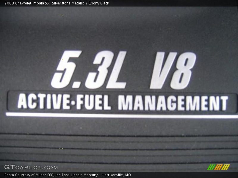 Silverstone Metallic / Ebony Black 2008 Chevrolet Impala SS