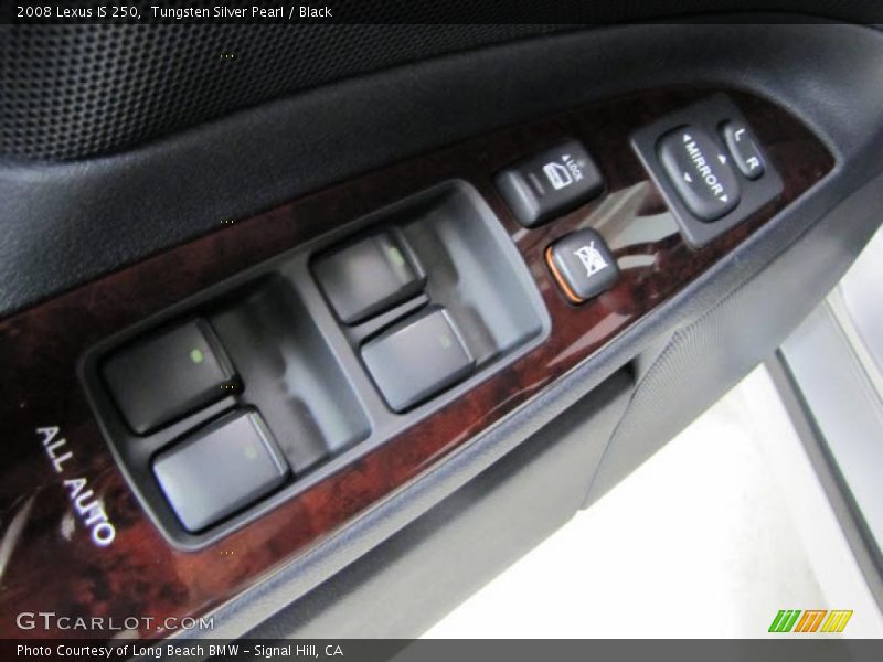 Tungsten Silver Pearl / Black 2008 Lexus IS 250