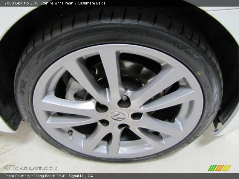 Starfire White Pearl / Cashmere Beige 2008 Lexus IS 250