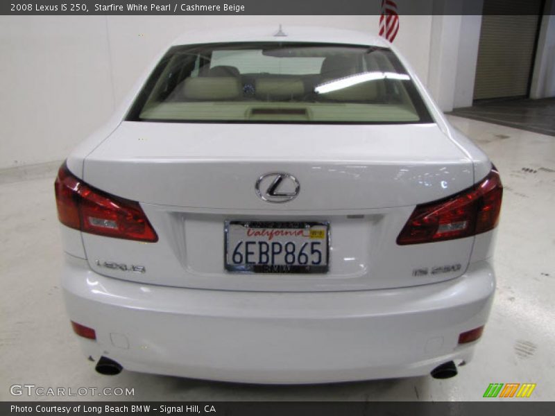Starfire White Pearl / Cashmere Beige 2008 Lexus IS 250