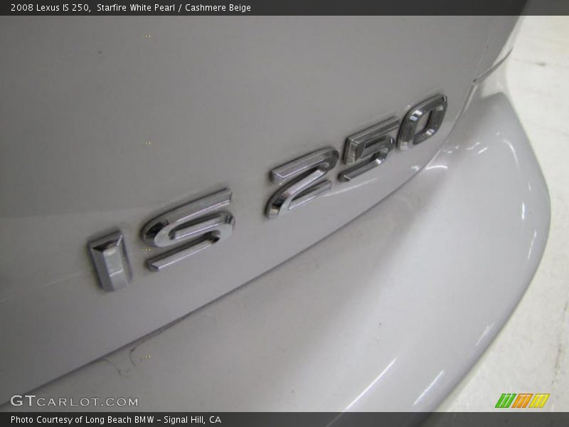 Starfire White Pearl / Cashmere Beige 2008 Lexus IS 250