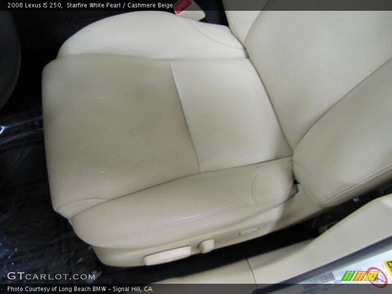 Starfire White Pearl / Cashmere Beige 2008 Lexus IS 250