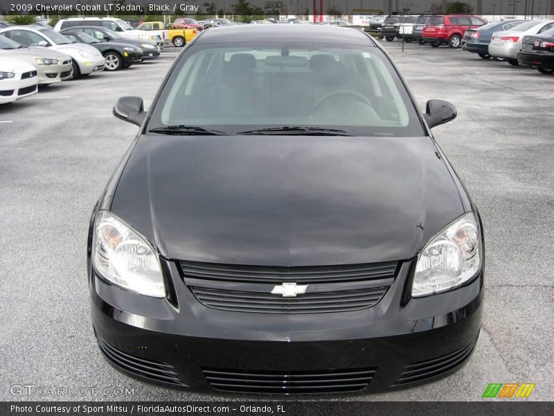 Black / Gray 2009 Chevrolet Cobalt LT Sedan