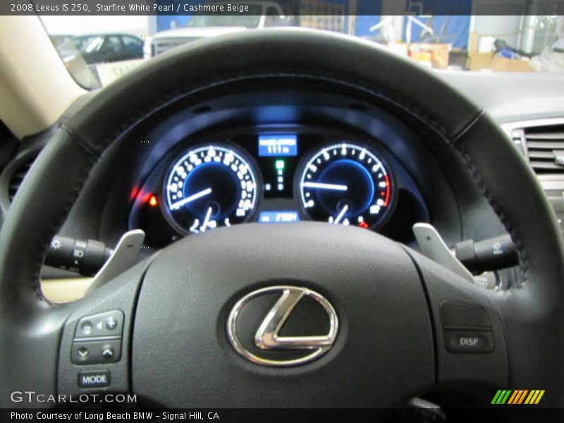 Starfire White Pearl / Cashmere Beige 2008 Lexus IS 250