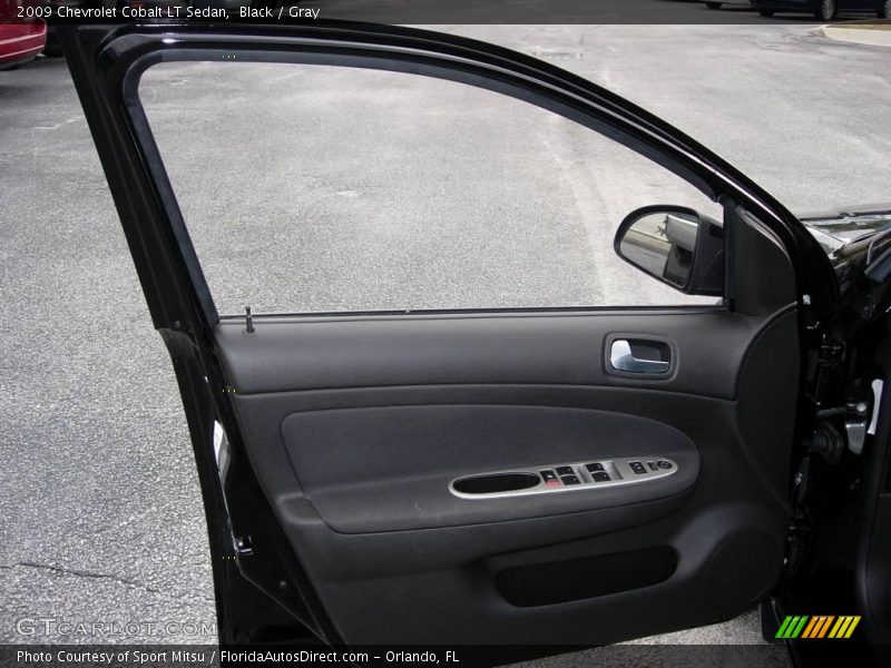 Black / Gray 2009 Chevrolet Cobalt LT Sedan