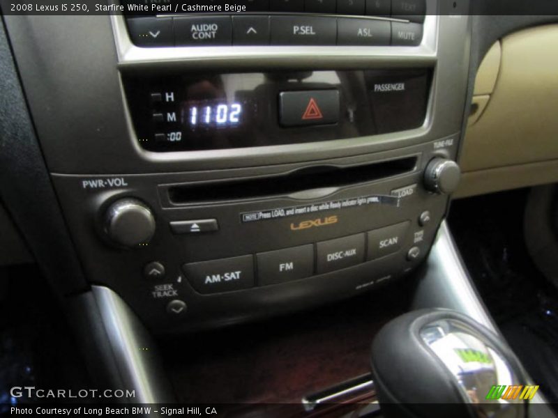 Starfire White Pearl / Cashmere Beige 2008 Lexus IS 250