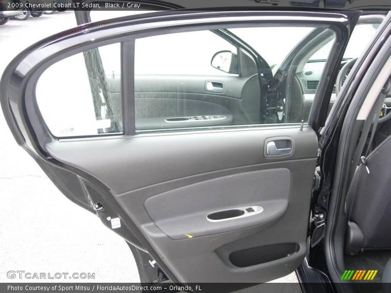 Black / Gray 2009 Chevrolet Cobalt LT Sedan