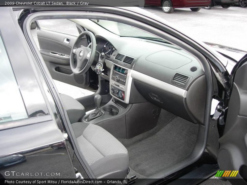 Black / Gray 2009 Chevrolet Cobalt LT Sedan