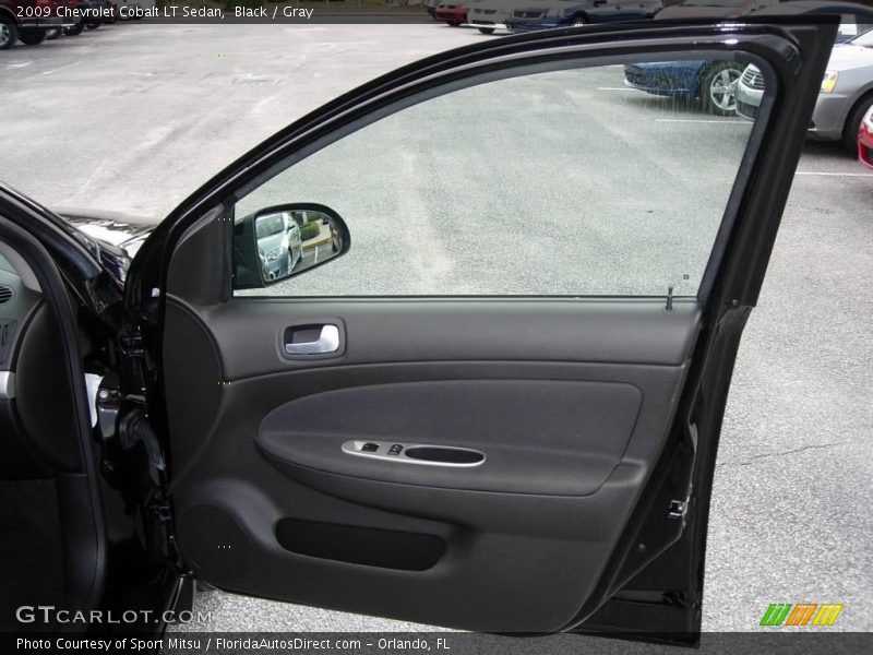 Black / Gray 2009 Chevrolet Cobalt LT Sedan