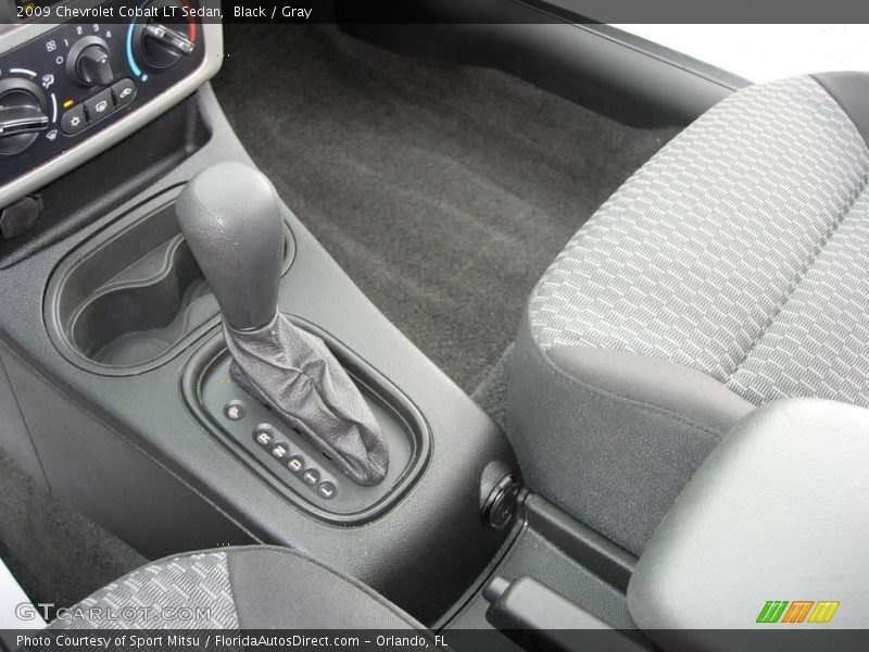 Black / Gray 2009 Chevrolet Cobalt LT Sedan