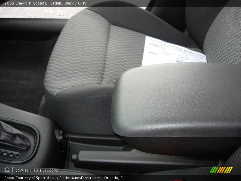 Black / Gray 2009 Chevrolet Cobalt LT Sedan