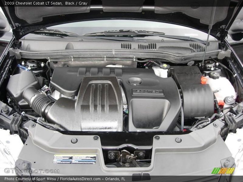 Black / Gray 2009 Chevrolet Cobalt LT Sedan